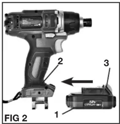 Genesis GLID12B - Chargement des batteries (FIG 3) - 1