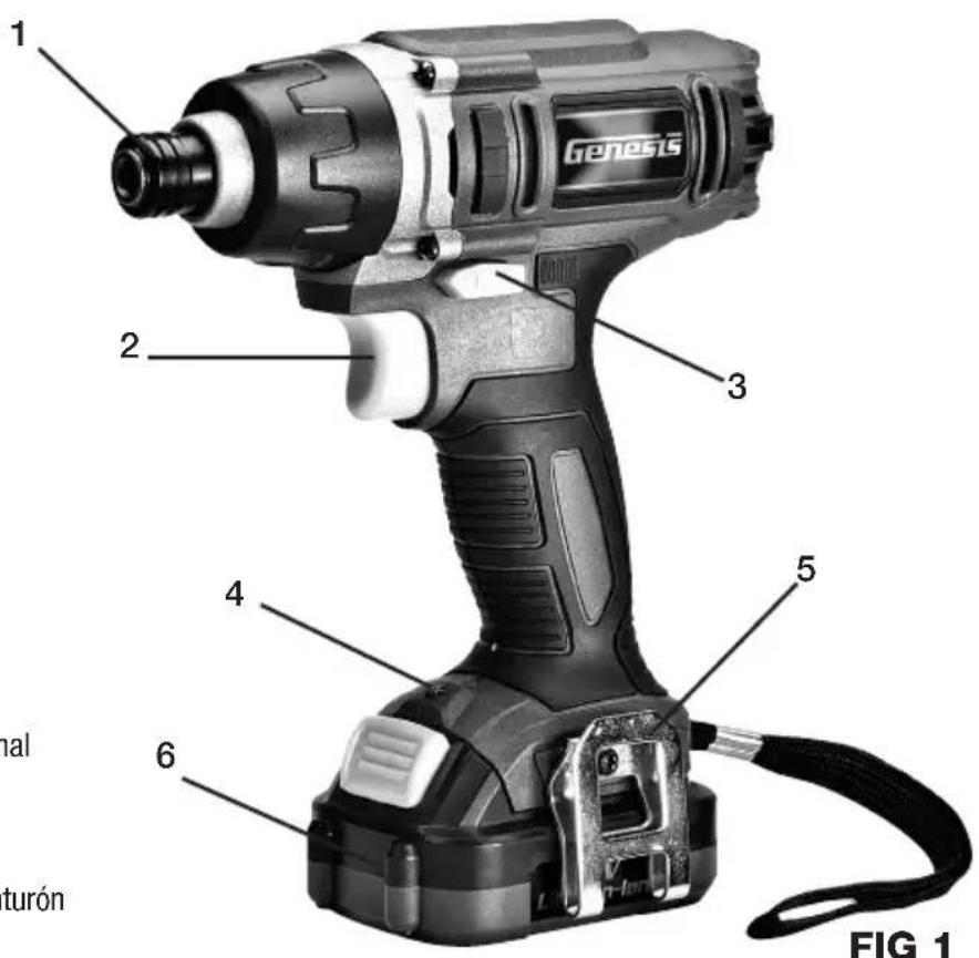 Genesis GLID12B - SU DESTORNILLADOR DE IMPACTO - 1