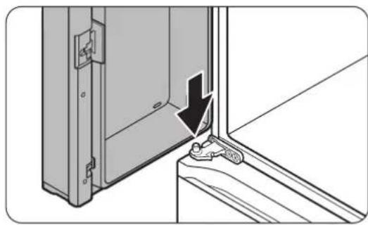 SAMSUNG RF29DB970012 - To reattach the fridge doors - 1