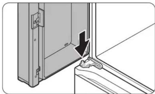 SAMSUNG RF29DB990012 - To reattach the fridge doors - 1