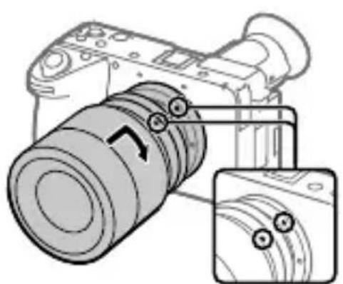 SONY Cinema Line FX2 - Attaching a lens - 1