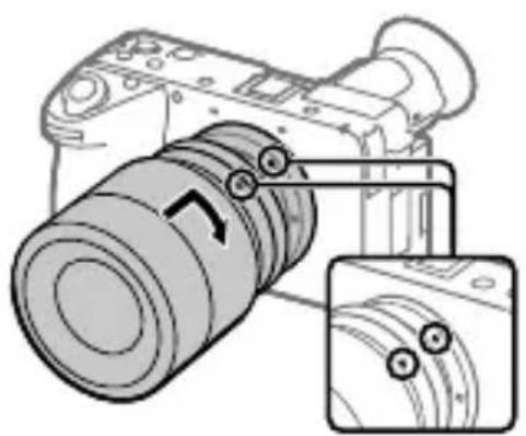 SONY Cinema Line FX2 - Fixation d'un objectif - 1