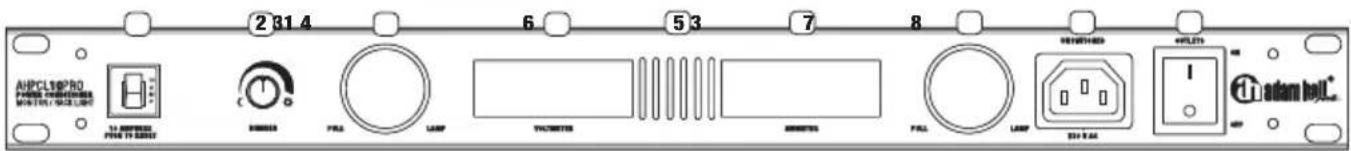 Adam Hall AHPCL10PRO - FACE AVANT - 1