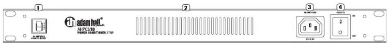 Adam Hall AHPCL10PRO - FRONT PANEL - 1