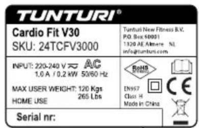 TUNTURI Cardio Fit V30 - 3