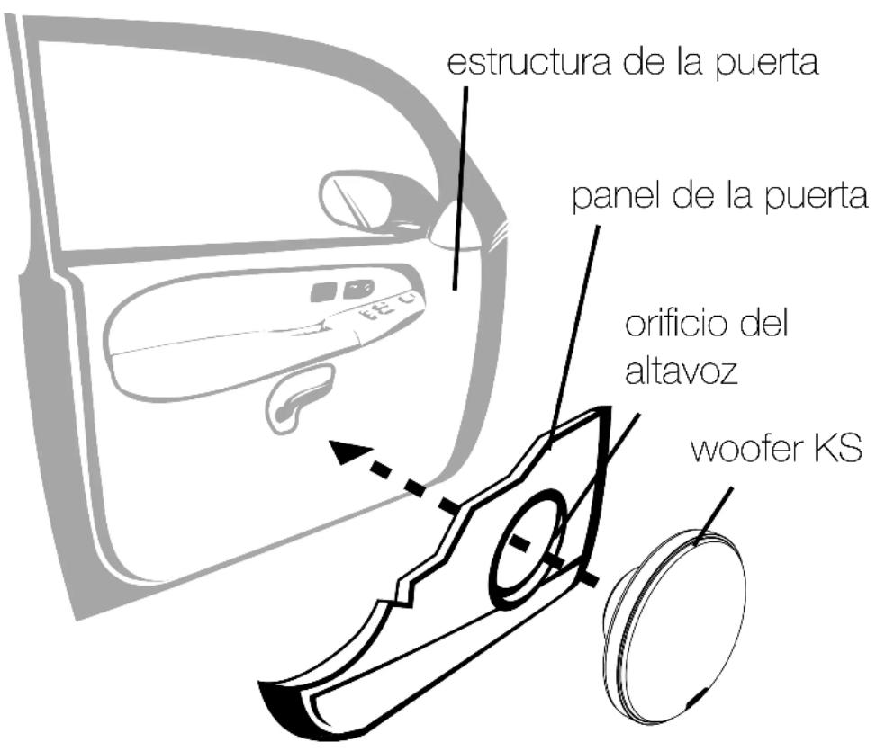 KICKER 51KSS6904 - Asegure la bocina en la ubicacion deseada. - 2