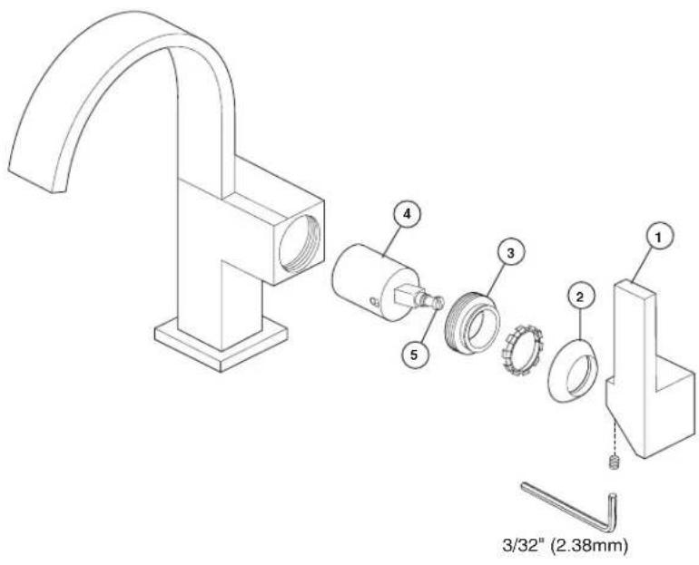 Brizo Siderna 65480LFBN - Rincez l'installation et vérifier l'étanchéité - 1
