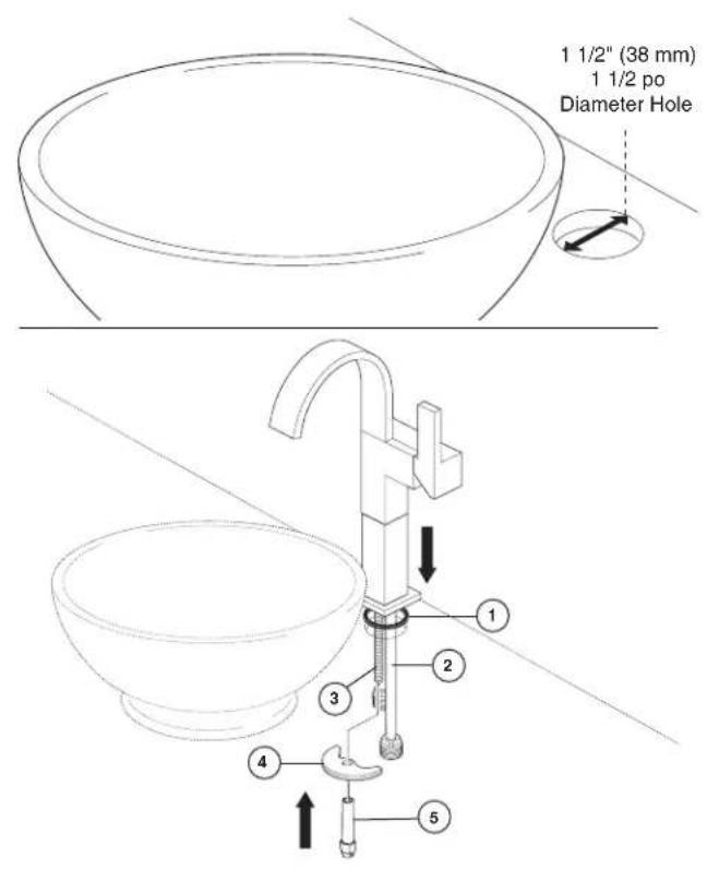 Brizo Siderna 65480LFBN - Pour installer votre robinet Brizo® facilement, vous devez: - 3