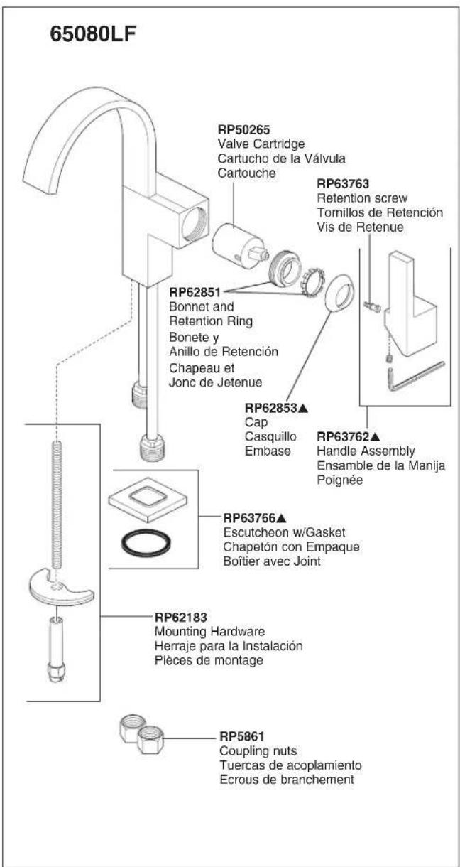 Brizo Siderna 65480LFBN - Instructions de nettoyage - 1