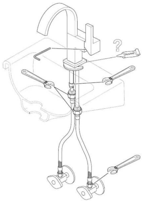 Brizo Siderna 65480LFBN - Pour installer votre robinet Brizo® facilement, vous devez: - 1