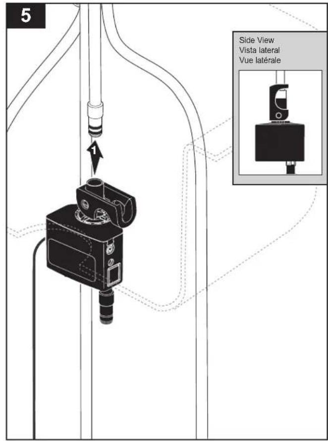 Brizo Litze 64063LFPN - Si le manchon en plastique (bague) n'est pas installe correctement, le raccord peut se defaire et occasionner un degat d'eau. - 2