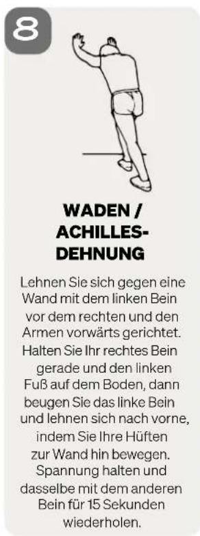 Sportstech sWalk Fold - DEHNÜBUNGEN ZUM AUF- UND ABWÄRMEN - 8