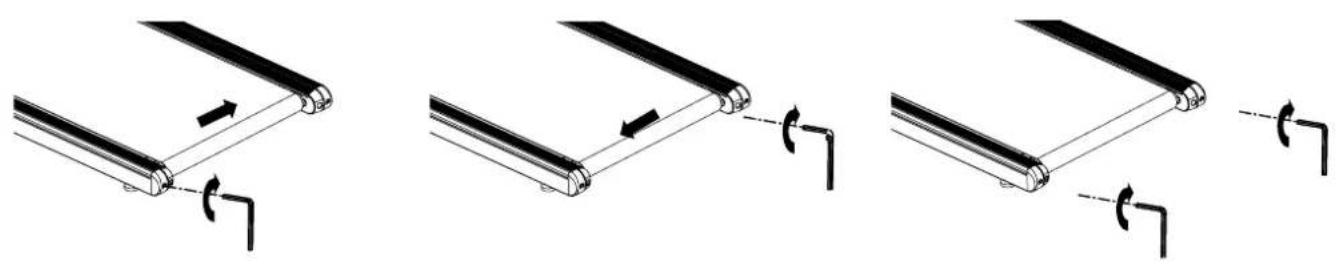 Sportstech sWalk Fold - Laufgurt mittig einstellen - 1