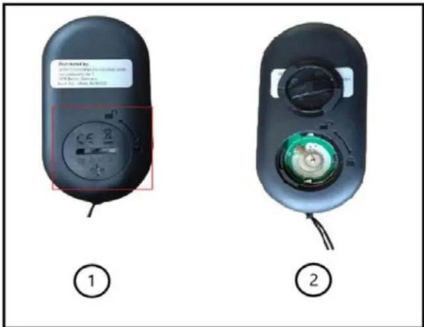 Sportstech sWalk Fold - Angaben zur sicheren Entnahme der Batterien oder der Akkumulatoren - 1