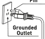 Moen ET1300 - GROUNDING INSTRUCTIONS - 1
