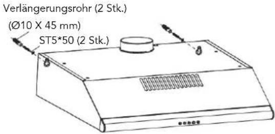 Glem Gas GHC632WH - A) Befestigung an der Wand - 1