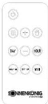 Sonnenkönig HILJA - Bediening via afstandsbediening - 1