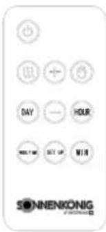 Sonnenkönig HILJA - Controls via remote control - 1