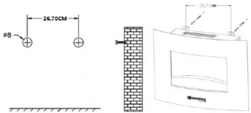 Sonnenkönig HILJA - Montaggio a parete - 1