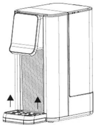 CASO HW 630 - Water disposal from the drip tray - 1