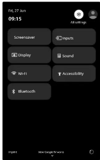 MEDION LIFE X8502505 (MD 850700) - Settings menu - 1