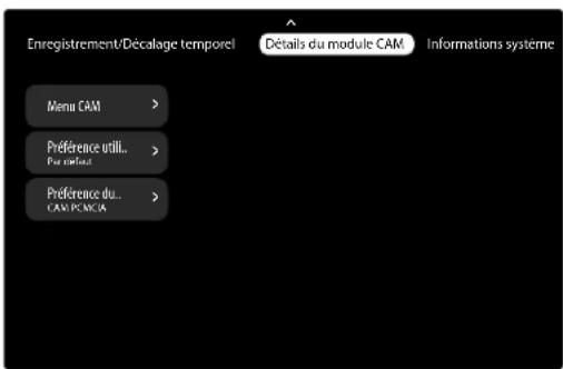 MEDION LIFE X8502505 (MD 850700) - Menu Détails du module CAM - 1