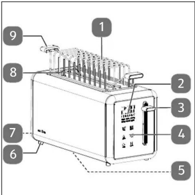 MEDION MD 12103 - Appliance overview - 1