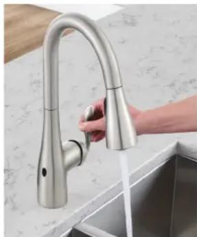Moen Essie 87014EWBRB - Réglage de la température du robinet mains libres - 1