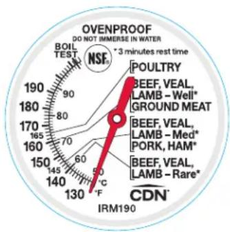 CDN ProAccurate IRM190 - POUR LES RÔTIS, VIANDES & VOLAILLES - 1
