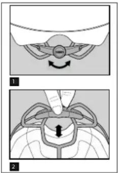 ABUS AirDuo - Adjustment of the head ring - 1