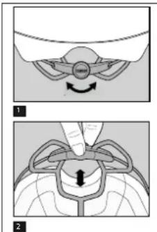 ABUS AirDuo - Adjustment of the head ring - 1