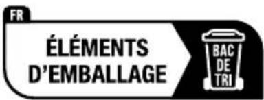 FR ÉLÉMENTS D'EMBALLAGE BAC DE TRI