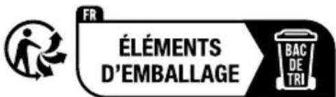 FR ÉLÉMENTS D'EMBALLAGE BAC DE TRI