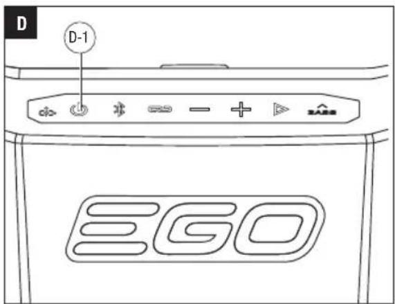 EGO Power+ SK1800E - 56V LITHIUM-ION OUTDOOR BLUETOOTH SPEAKER - 8
