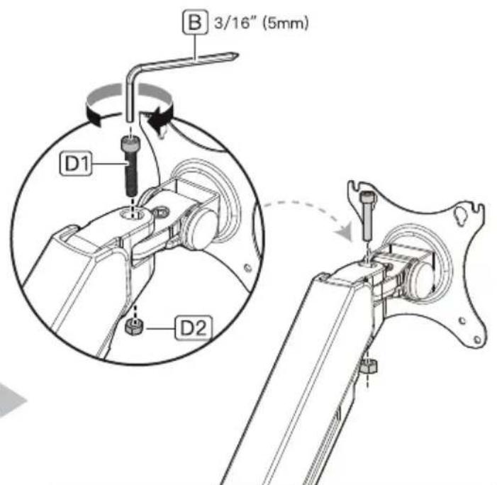 ErgoAV ERDGM302B - Pièces et matériel fournis pour l'étépe 2 - 16