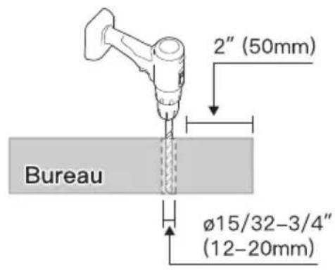 ErgoAV ERDGM302B - Option B: Pour le montage de l'eellet - 5