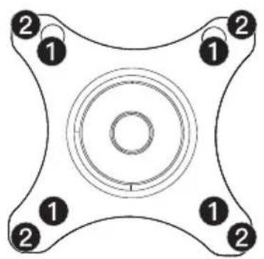 ErgoAV ERDGM302B - Étape 3 Accrochez les moniteurs sur le support - 6