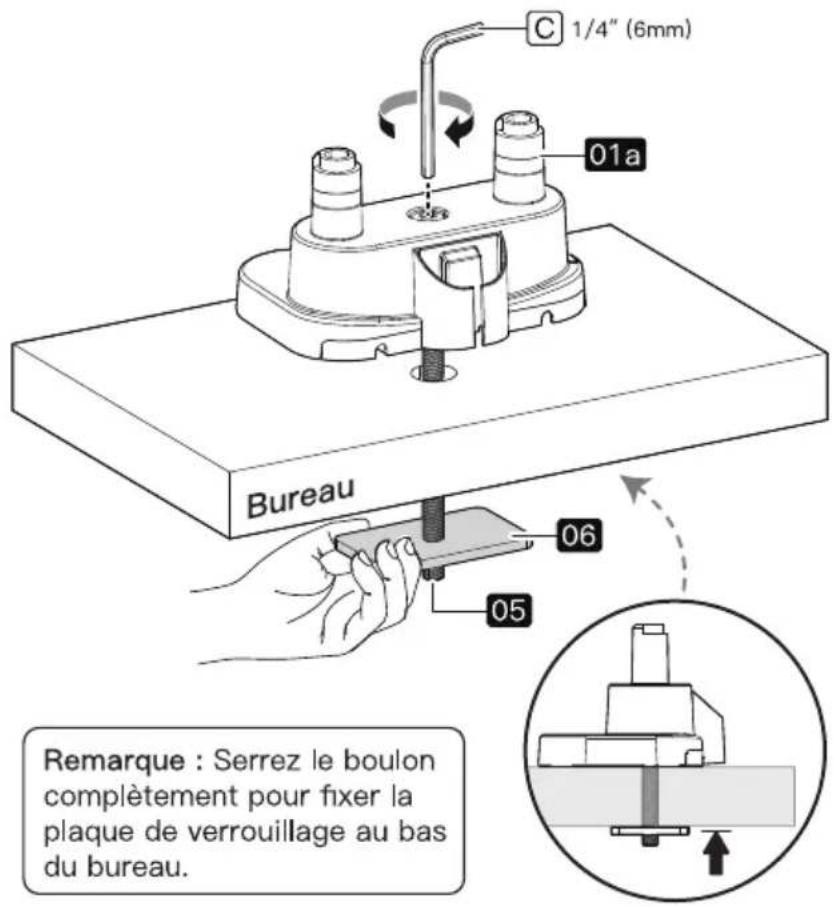 ErgoAV ERDGM302B - Option B: Pour le montage de l'eellet - 6