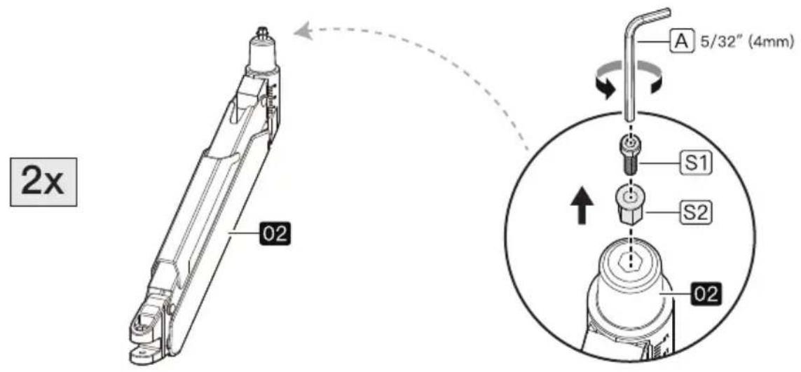 ErgoAV ERDGM302B - Pièces et matériel fournis pour l'étépe 2 - 12