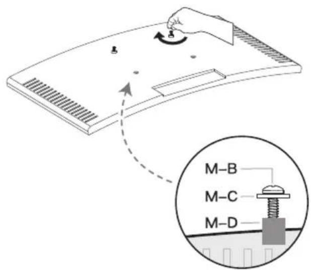 ErgoAV ERDGM302B - Étape 3 Accrochez les moniteurs sur le support - 5