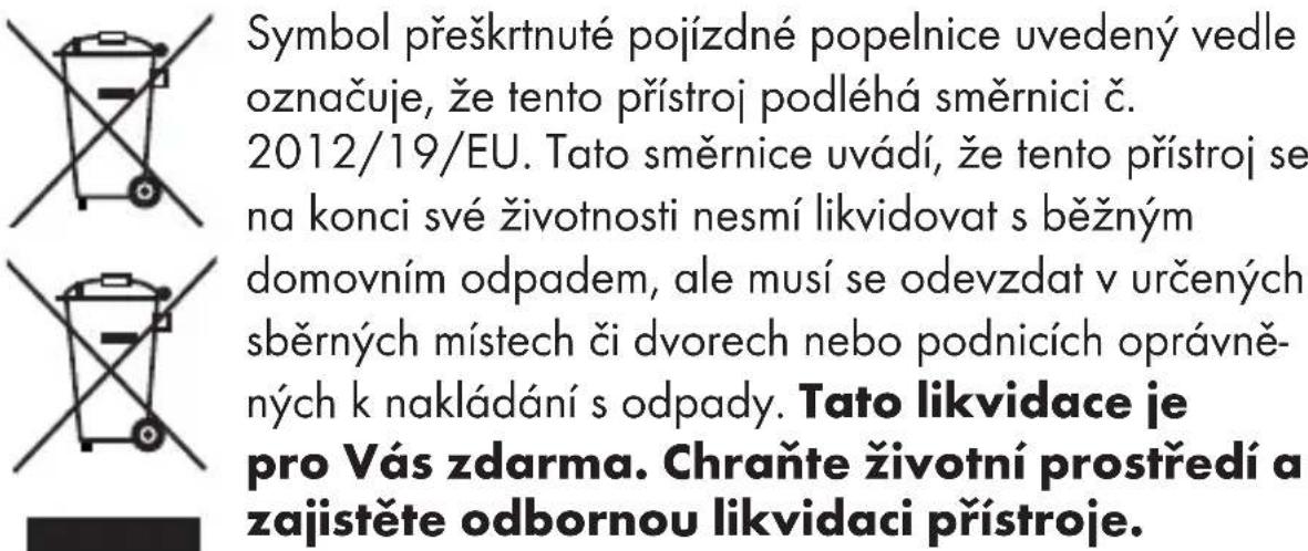 Livarno Lux LADG 12 A1 - Likvidace prístroje - 1