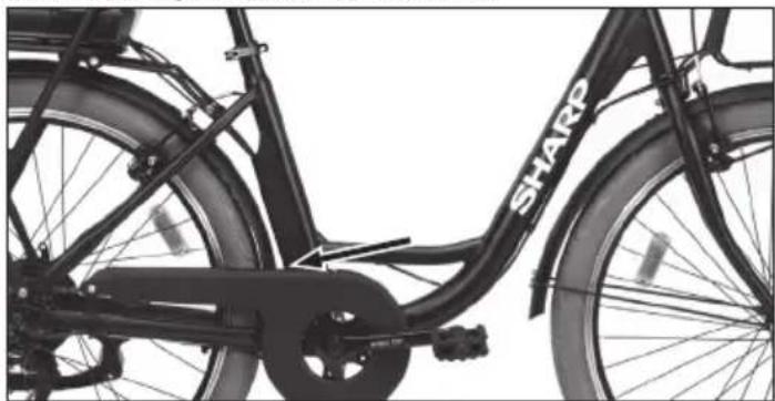 SHARP BKCM03 - Cykelramnummer - 1