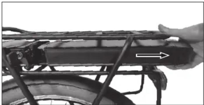 SHARP BKCM03 - Extracción de la batería - 1
