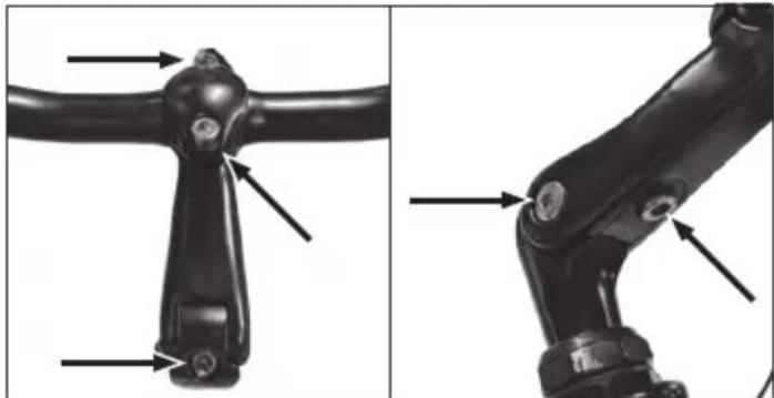 SHARP BKCM03 - PASSAGGIO 1: Installa e regola il manubrio - 1