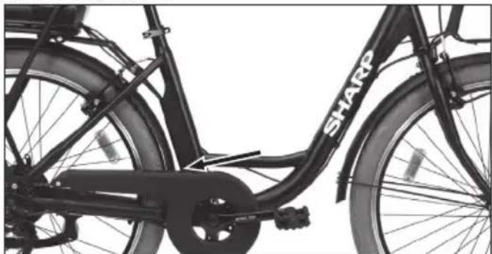 SHARP BKCM03 - Fahrradrahmennummer - 1