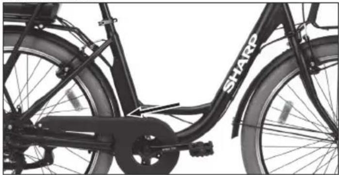 SHARP BKCM03 - Numéro de cadre du vélo - 1