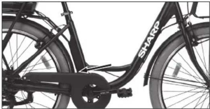 SHARP BKCM03 - Número de cuadro de bicicleta - 1