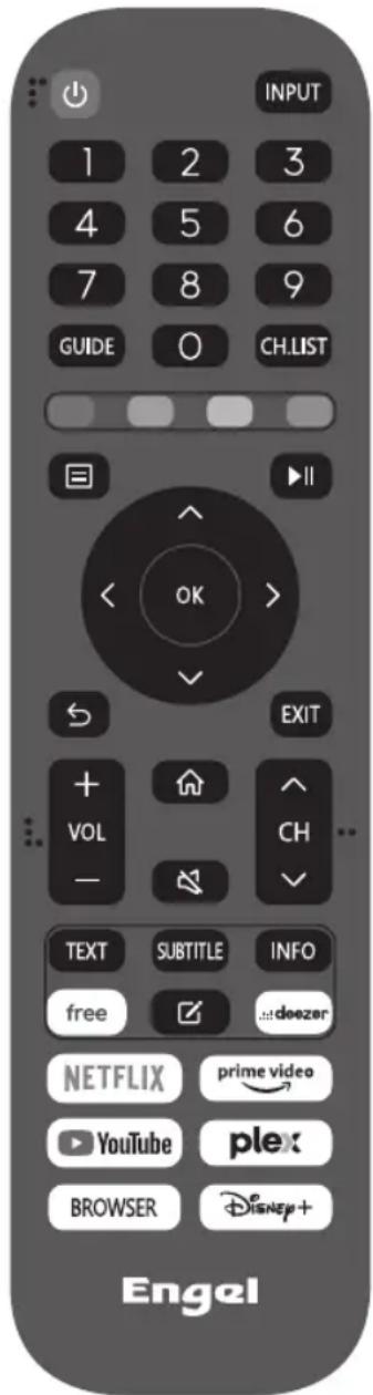 Engel LE3295QLED - REMOTE CONTROL - 2