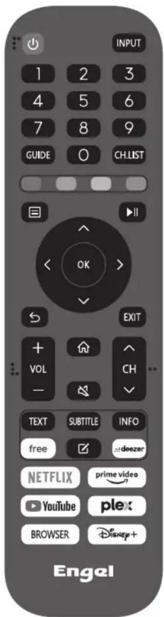 Engel LE3295QLED - REMOTE CONTROL - 1