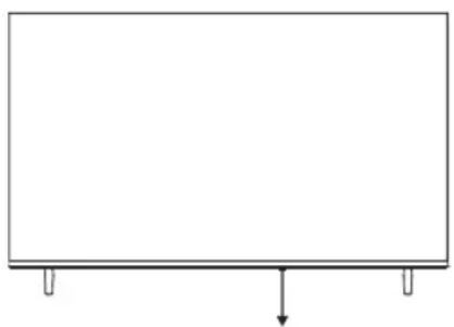 Engel LE3295QLED - Botones del TV - 1